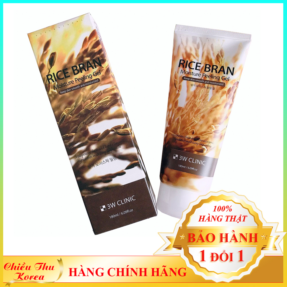 Gel Tẩy Tế Bào Chết Cám Gạo 3W Clinic