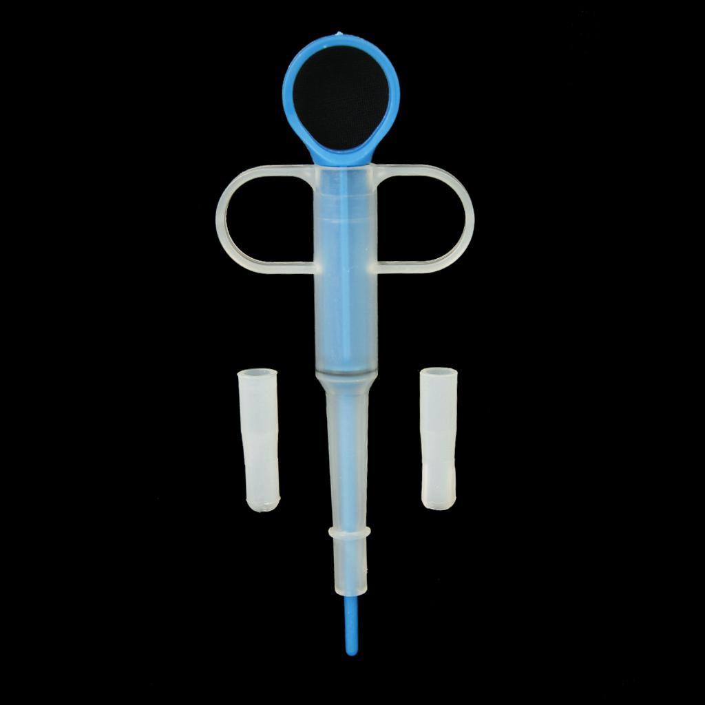 4xPet Dog Cat Capsule Tablet Pill Gun Piller Pusher Syringe Doser Blue