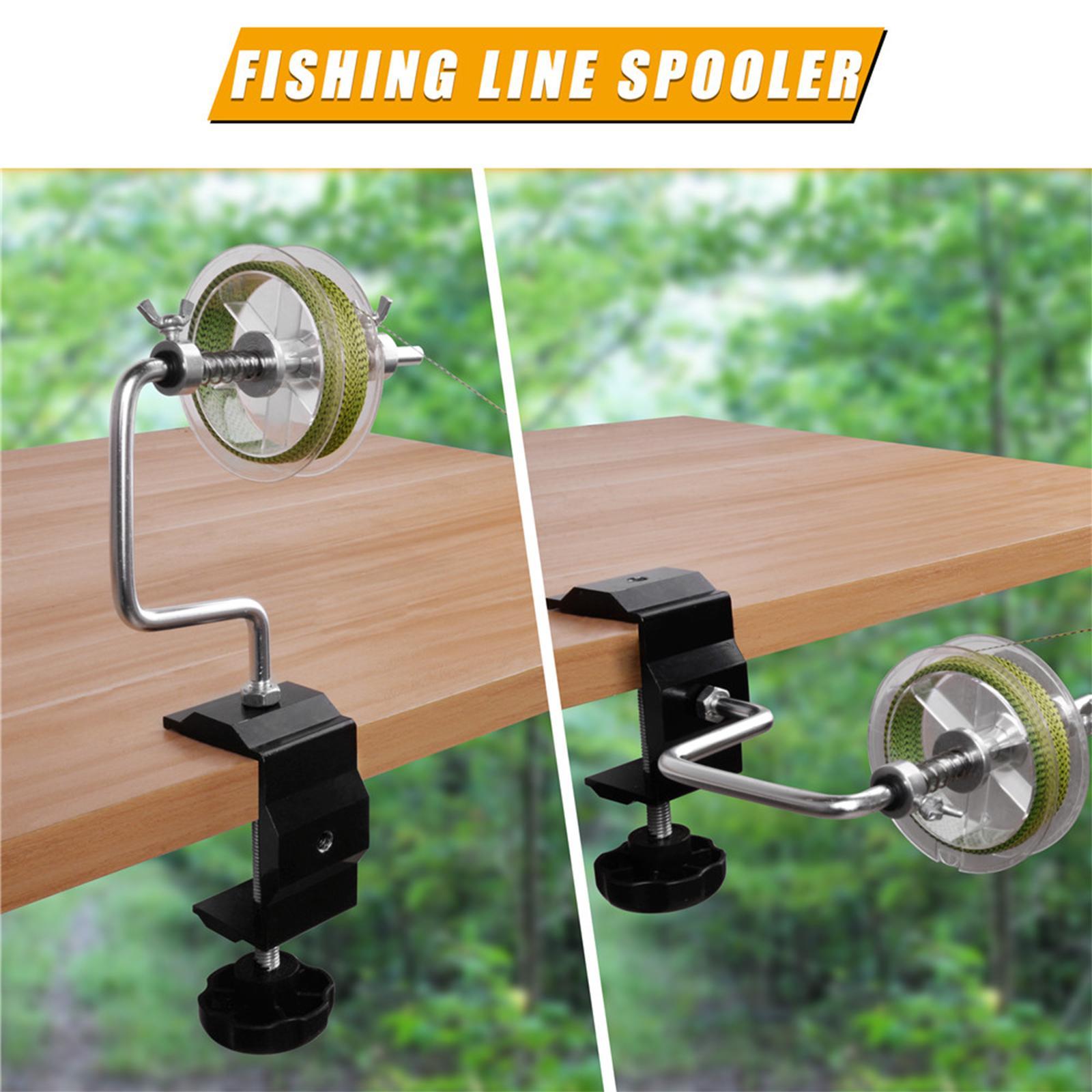 Fishing Line Spooler System, Portable Fishing Line Winder Reel Spooler Spooling Station Line Spooling Fishing Tool