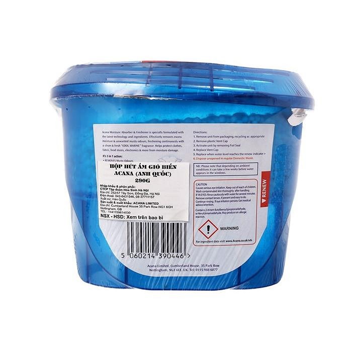 Combo 6 Hộp hút ẩm khử mùi Acana Hương Gió Biển 290g