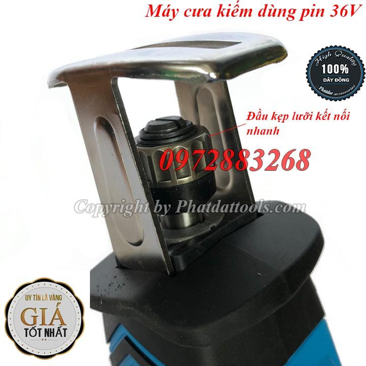 Máy cưa kiếm dùng pin-Máy cưa kiếm pin đa năng-2 pin 36V-Kèm 4 lưỡi cưa