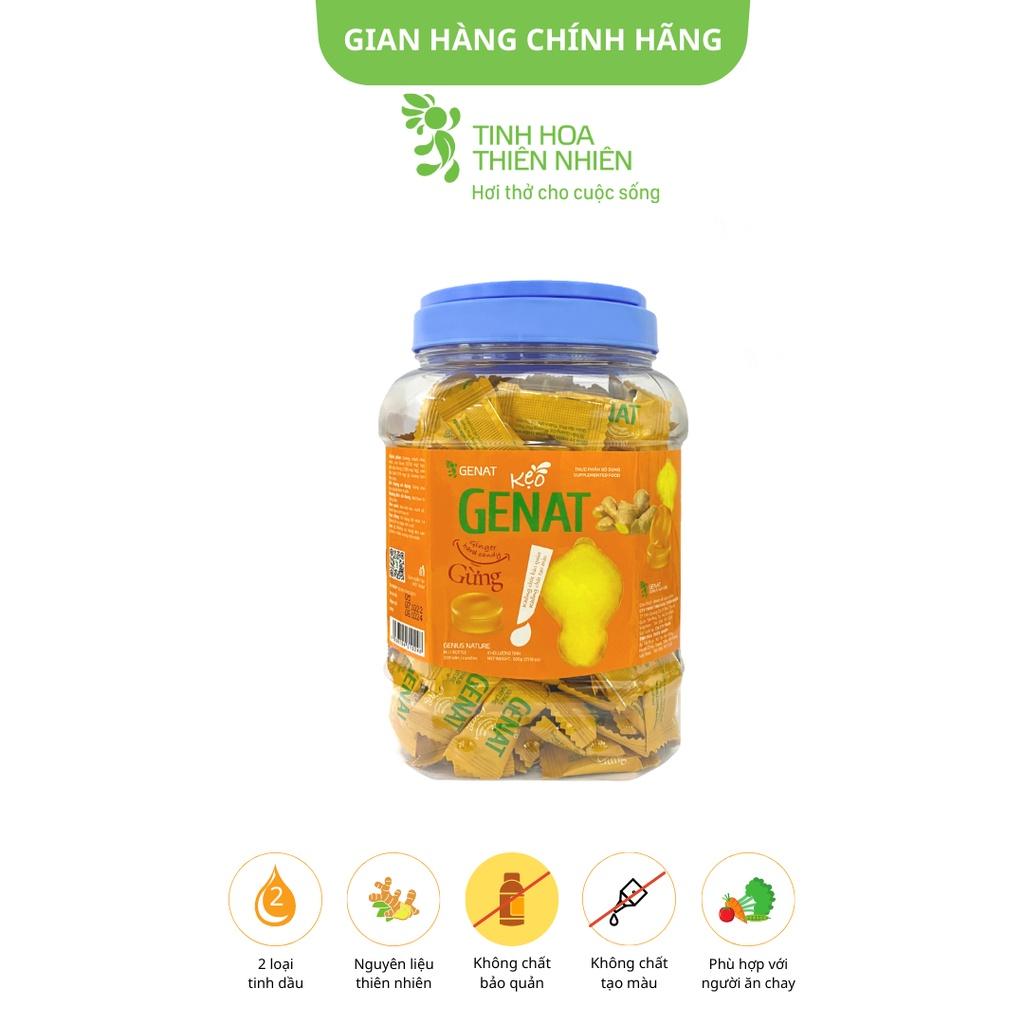 Kẹo Genat Gừng (Hủ 300 viên) - Tinh Hoa Thiên Nhiên
