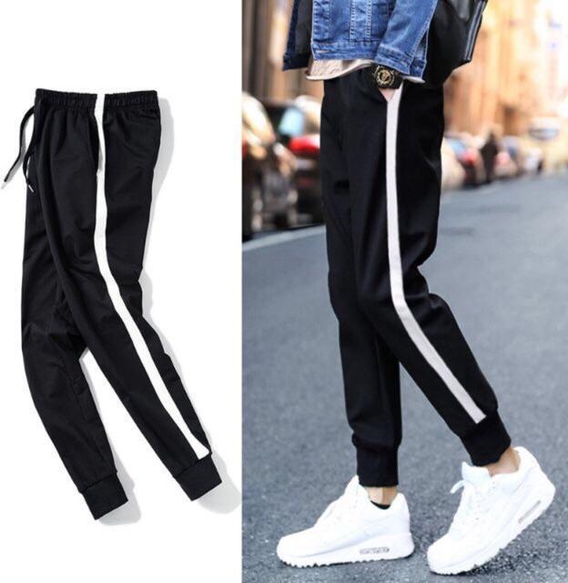 Quần jogger nỉ nam ( hình thật ) , quần nỉ nam, quần thể thao nam, quần nỉ nữ, quần thể thao, quần jogger,quần 1sọc phối