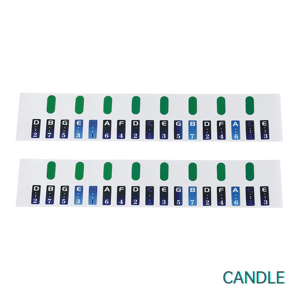 2 Miếng Dán Trang Trí Hình Phím Đàn Piano