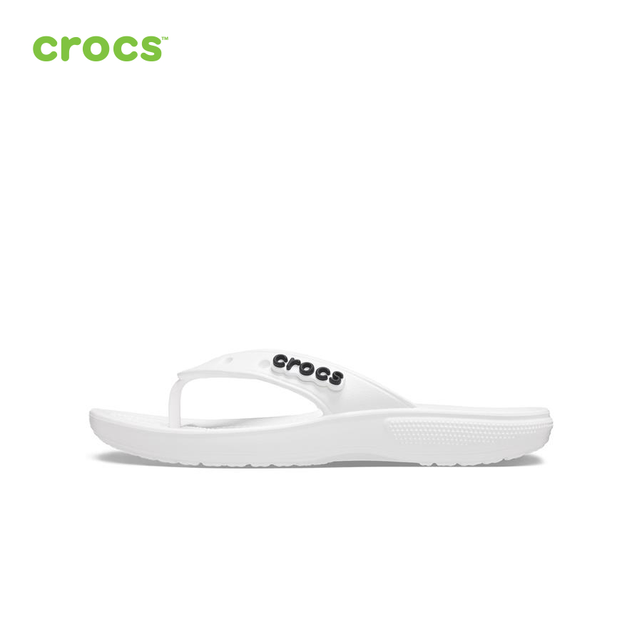 Dép nhựa nam Crocs Classic Flip U White - 207713-100