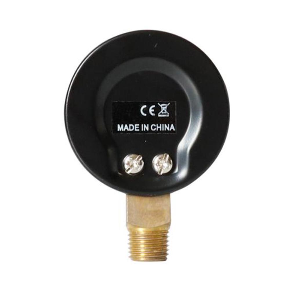 Đồng Hồ Đo Áp Suất 1/4 Inch Chỉ, 0-30PSi, 0-2Bar Khí Nén Không Khí Ga