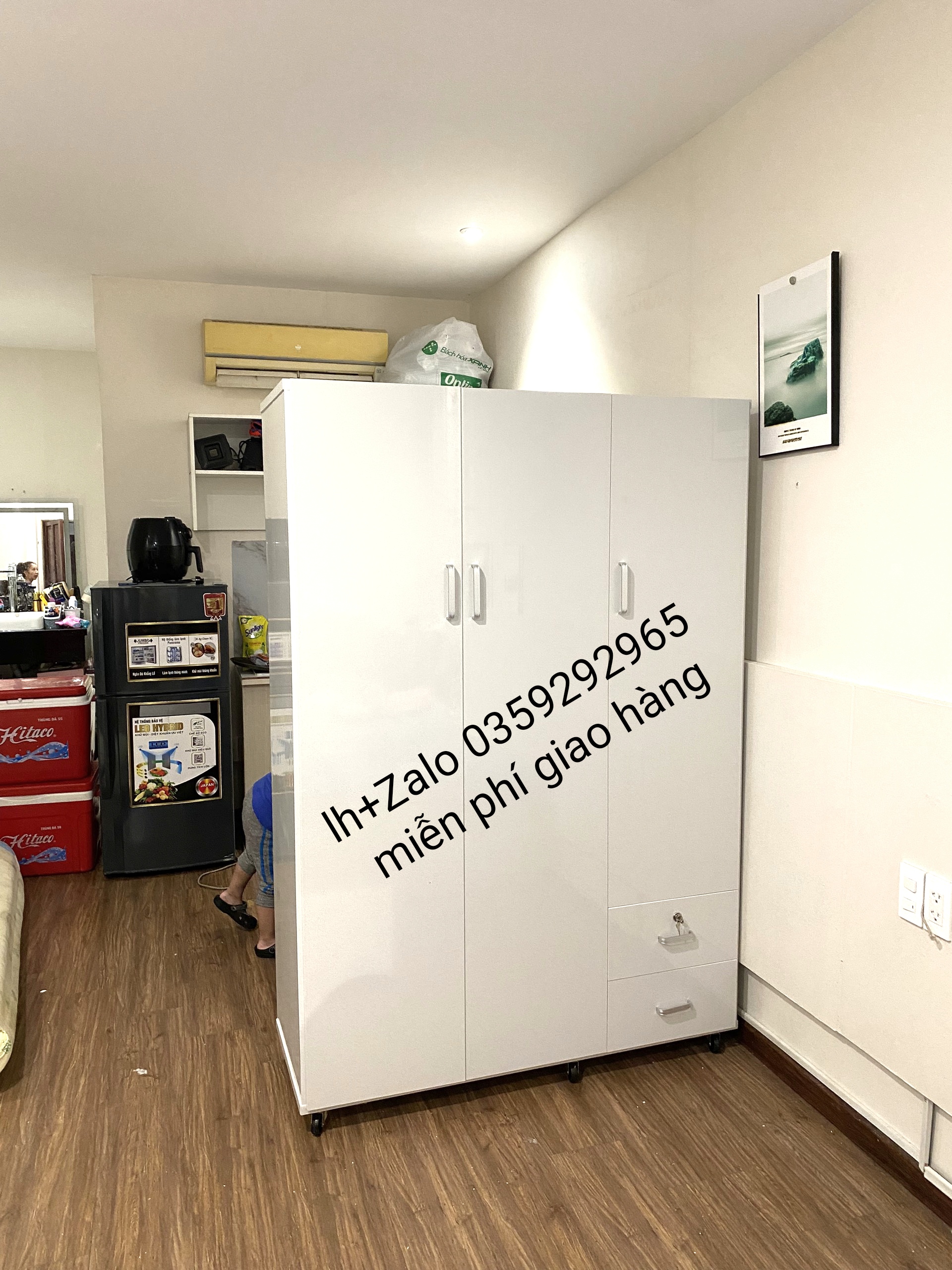 Tủ nhựa đài Loan 3 cánh