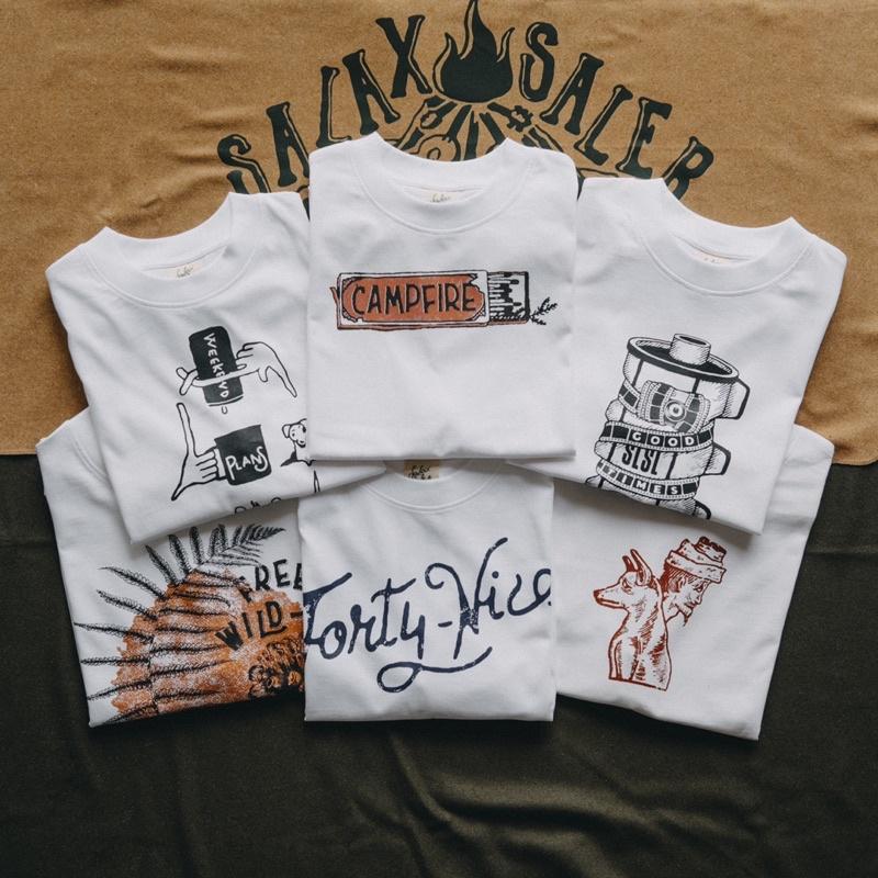 Salax Saler áo thun WEEKEND PLANS trắng T-shirt