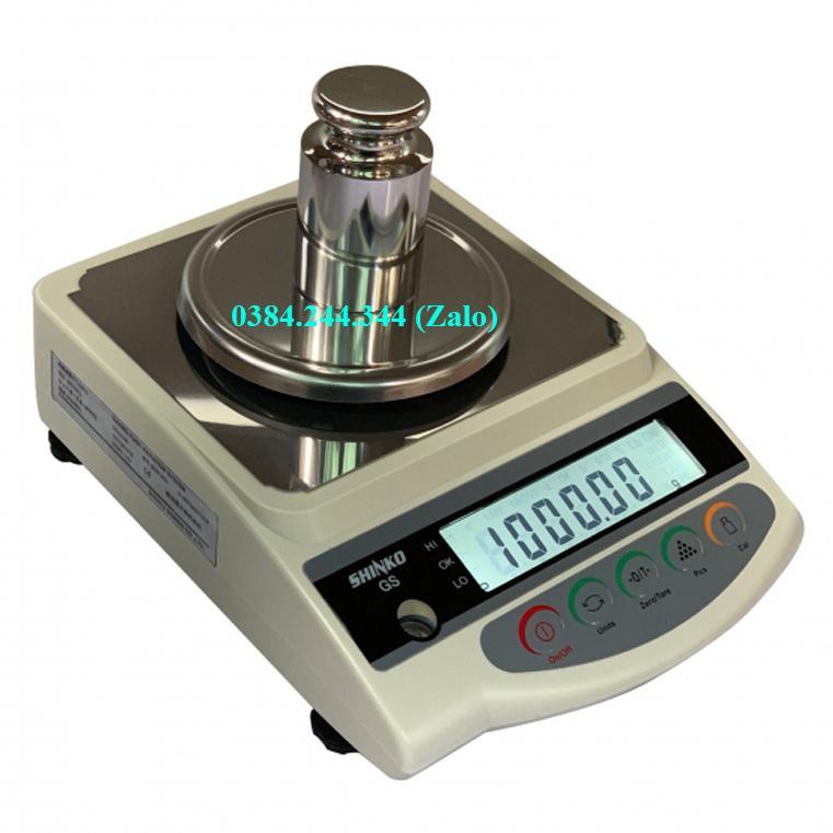 Cân điện tử kỹ thuật 2 số lẻ, Shinko GS 3200g/0.01g độ nhạy cao dùng cân vàng, mủ cao su, hóa chất, thí nghiệm