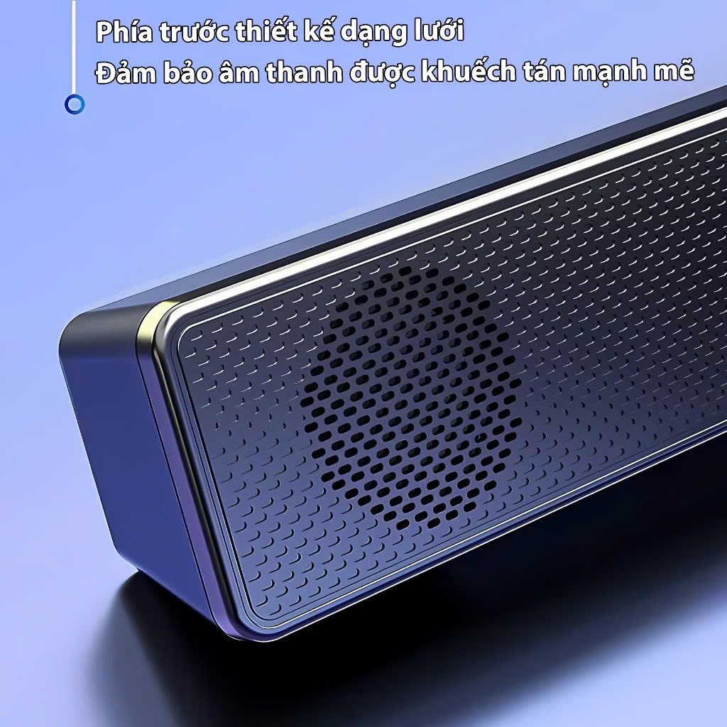 Loa Buletooth Bass siêu mạnh kết nối PC Laptop điện thoại tivi, loa vi tính để bàn E-3511 công suất 6W Usb/ jack 3.5mm – Hàng chính hãng