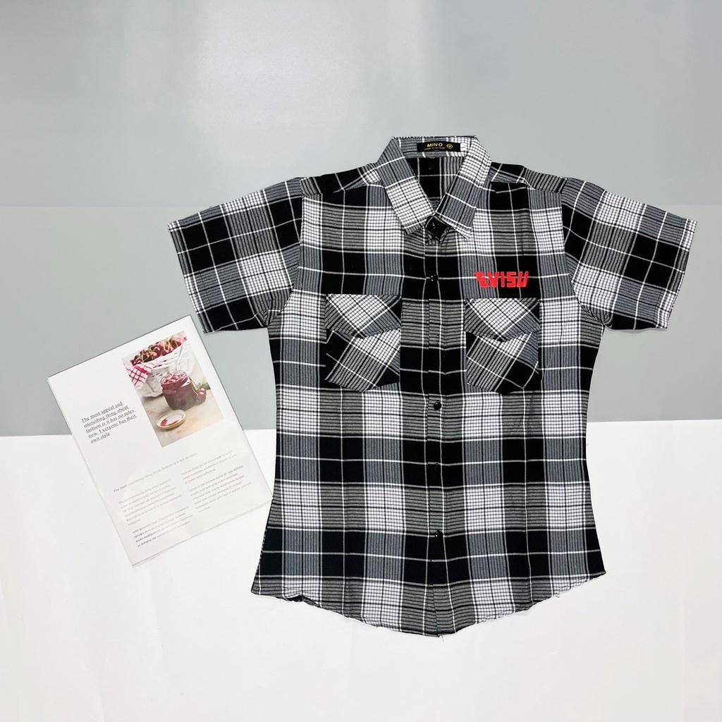 ÁO SƠ MI NAM NGẮN TAY CARO THỜI TRANG NAM MỚI SIÊU ĐẸP HOTTREND CHO CÁC ANH EM