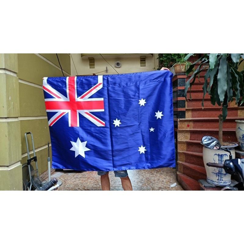 Cờ Úc , Cờ Australia 1x1,5m in 3D 2 lớp vải