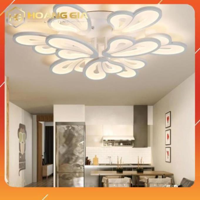 Đèn LED Ốp Trần Phòng Khách - Đèn Ốp Trần Hiện Đại G18, 3 Chế Độ Sáng Kèm Điều Khiển Từ Xa