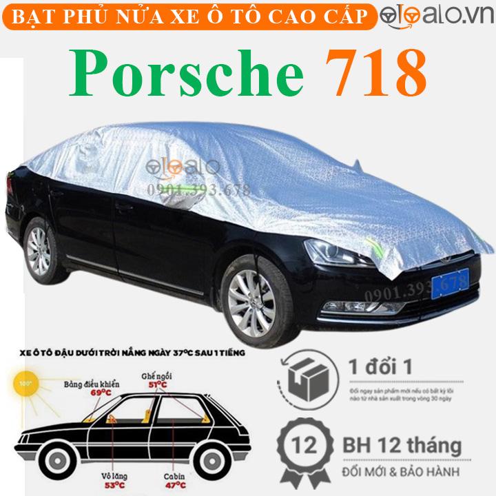 Bạt phủ nửa nóc xe Porsche 718 vải dù 3 lớp