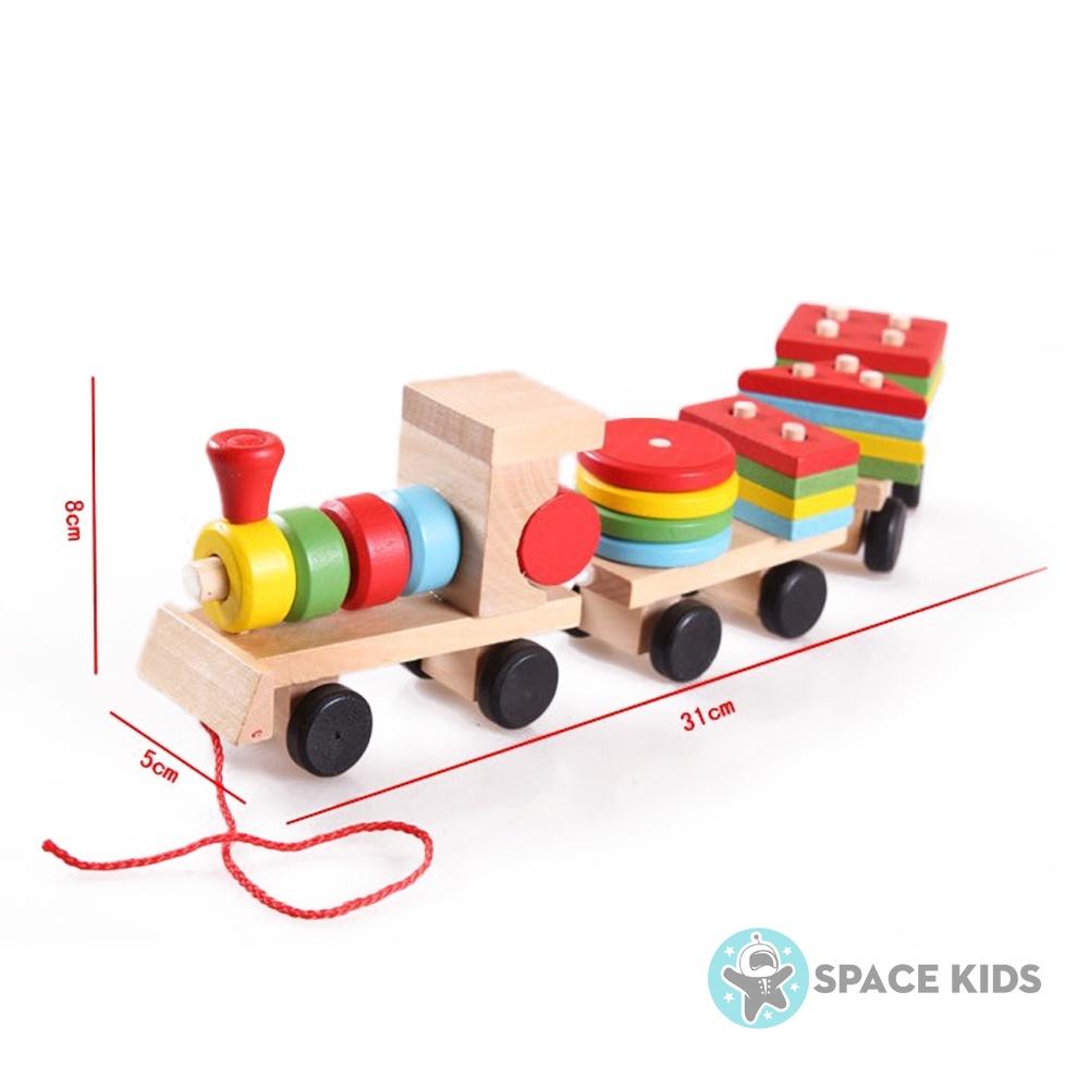 Đồ chơi gỗ cho bé Combo 4-7 món đồ chơi Montessori cho bé tư duy, phát triển trí tuệ