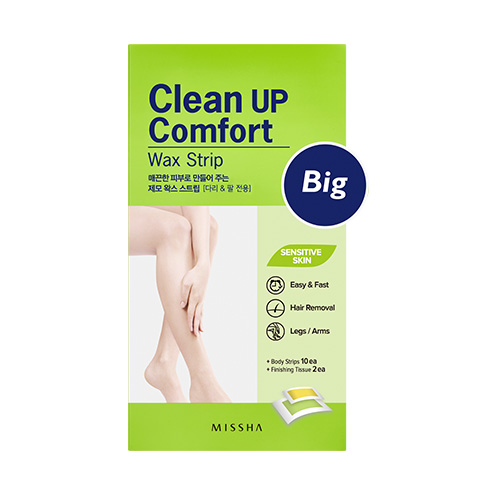 Miếng dán tẩy lông MISSHA Clean Up Comfort Wax Strip (Big)