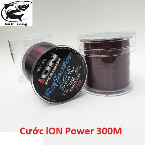 Cước câu cá ION POWER 300M chuyên dùng làm dây trục chịu tải cao, chống xoắn tốt - cước ion