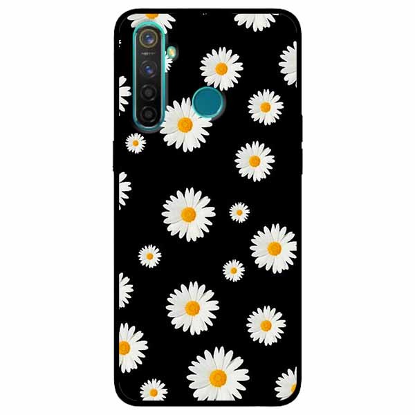 Ốp lưng in cho Realme 5, Realme 5s, Realme 5i Mẫu Hoạ Tiết Hoa Cúc