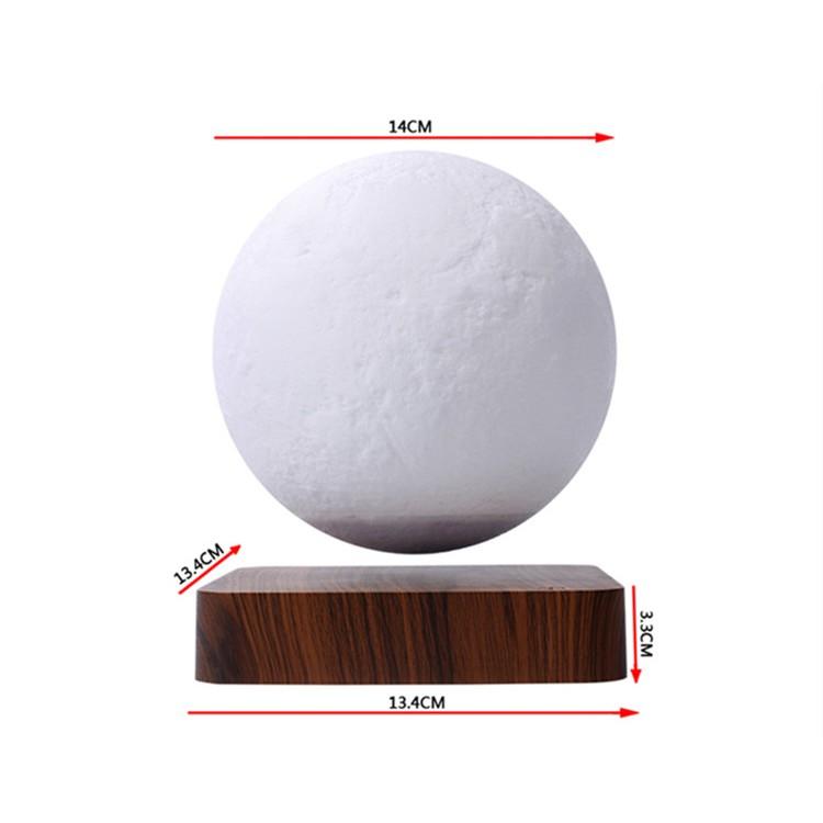 Đèn ngủ mặt trăng lơ lửng LED cảm ứng in 3D cao cấp - Quả Cầu Mặt Trăng Bay Magnetic Levitation 3D Printing Moon Light