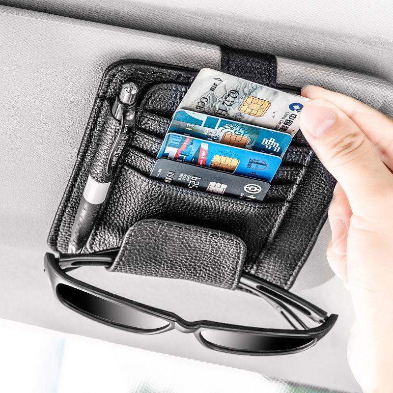Túi Da Gắn Kính Chắn Gió Xe Hơi Tiện Lợi