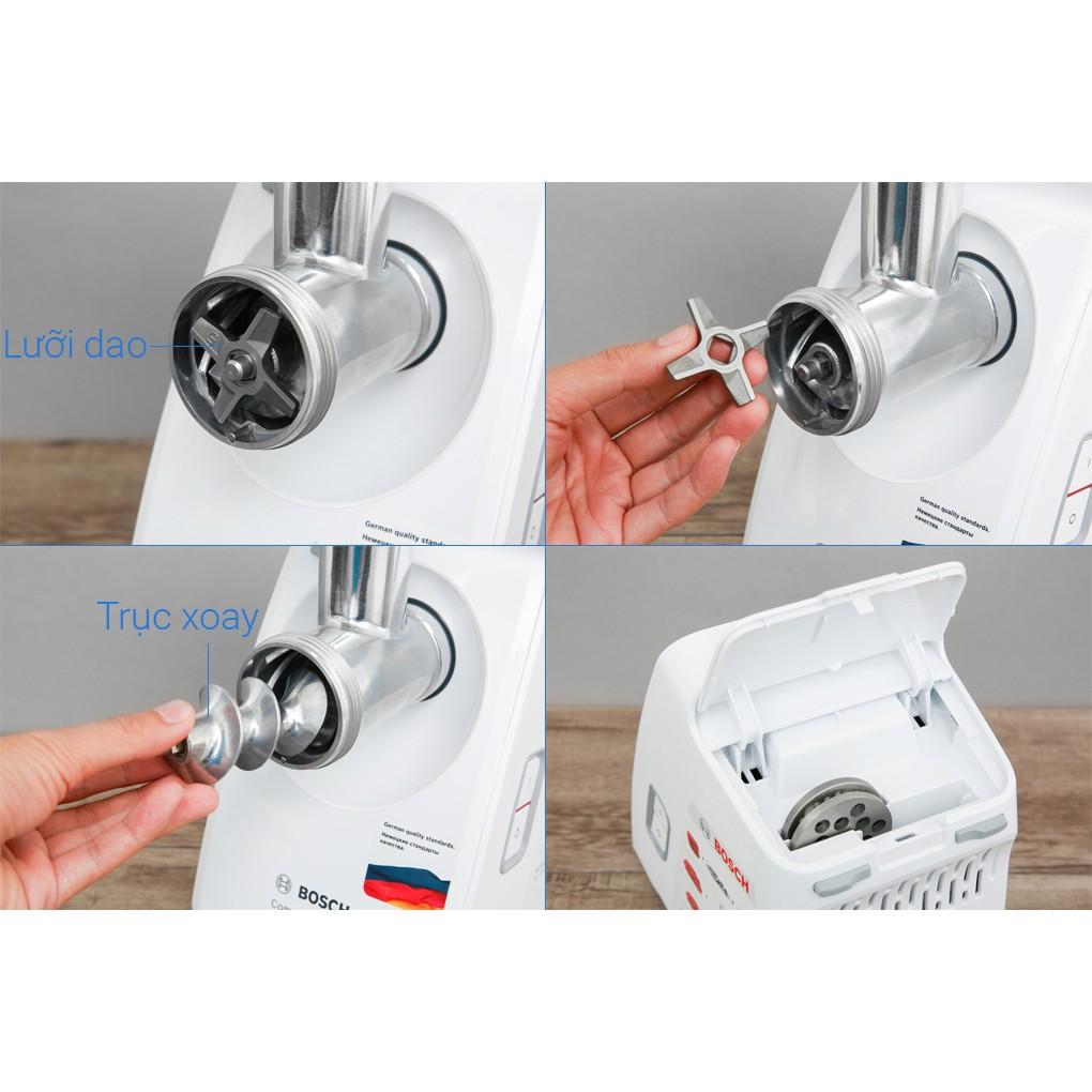 Máy xay, nghiền thịt bằm Bosch 500W (MFW3520W) - SX Châu Âu - Hàng chính hãng