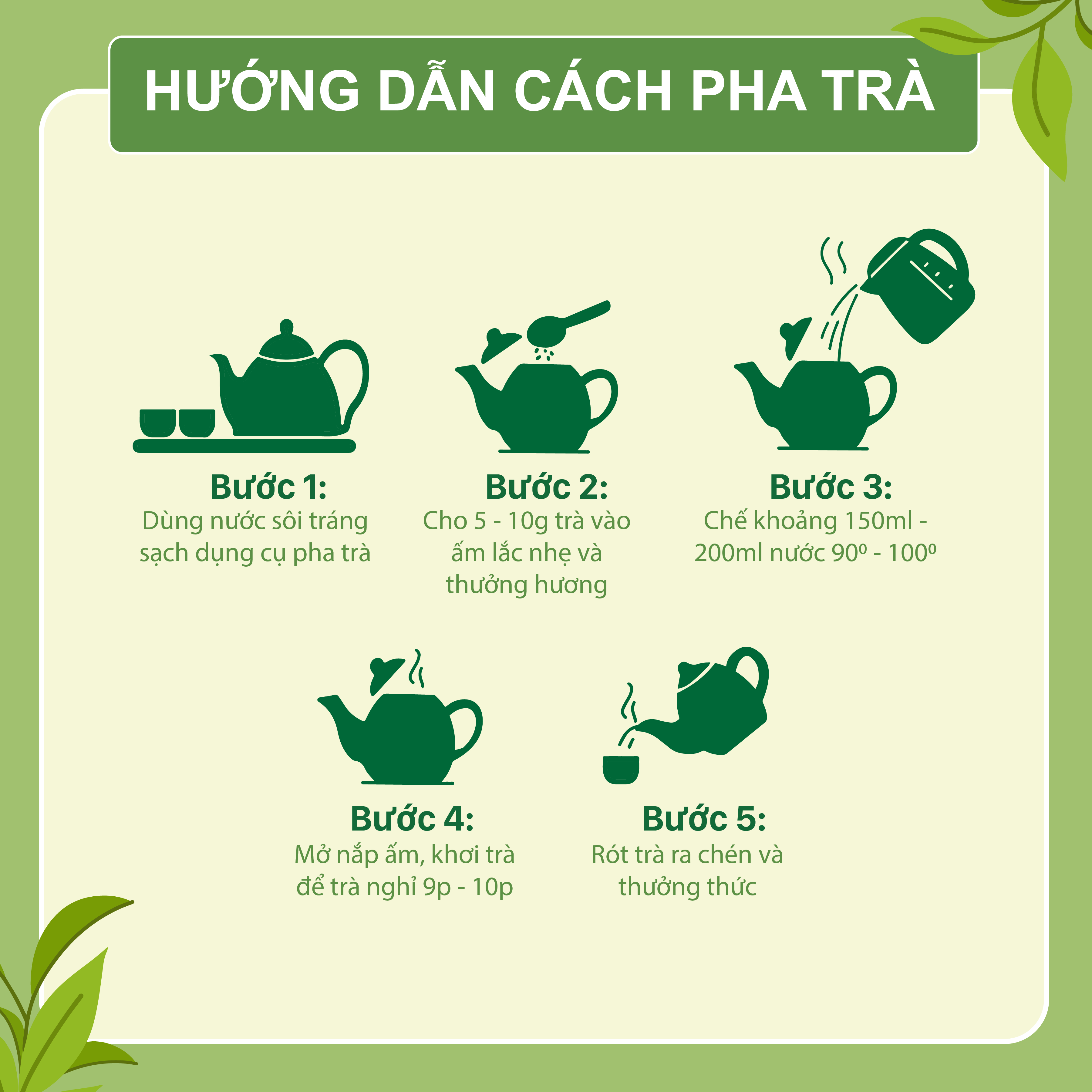 Trà Lài Cầu Đất 1650 – Túi Giấy 100g | Hương lài &amp; vị trà đậm – Thanh lọc cơ thể