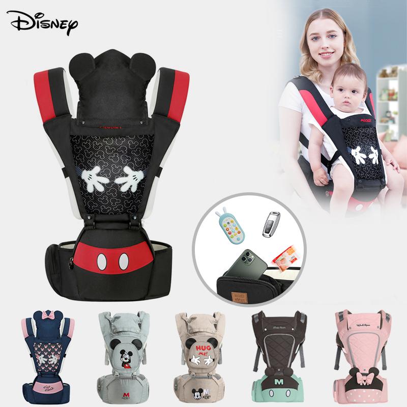 Disney Cho Bé 0-48 Tháng Công Thái Học Cho Bé Bọc Mặt Trước Em Bé Ba Lô Cho Trẻ Sơ Sinh Du Lịch Với hông Ghế