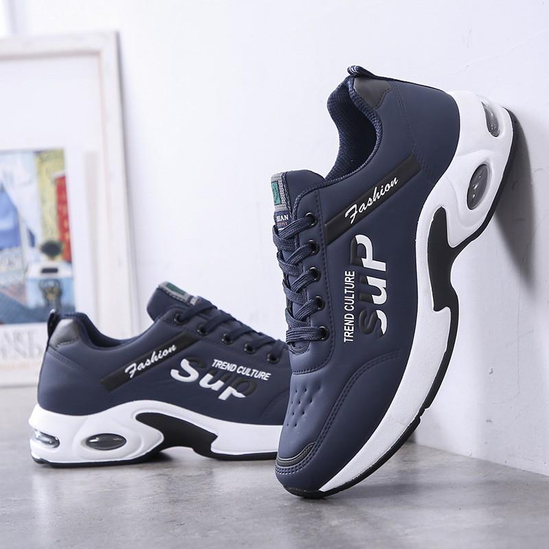 Hình ảnh Giày Sneaker thể thao nam buộc dây, đế cao su nguyên khối, đế nén khí đàn hồi G147