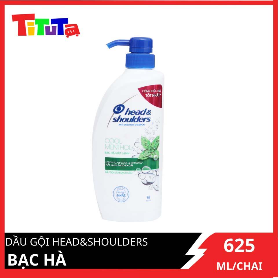 Dầu Gội Head & Shoulders Bạc Hà Làm Sạch Gàu (625ml)