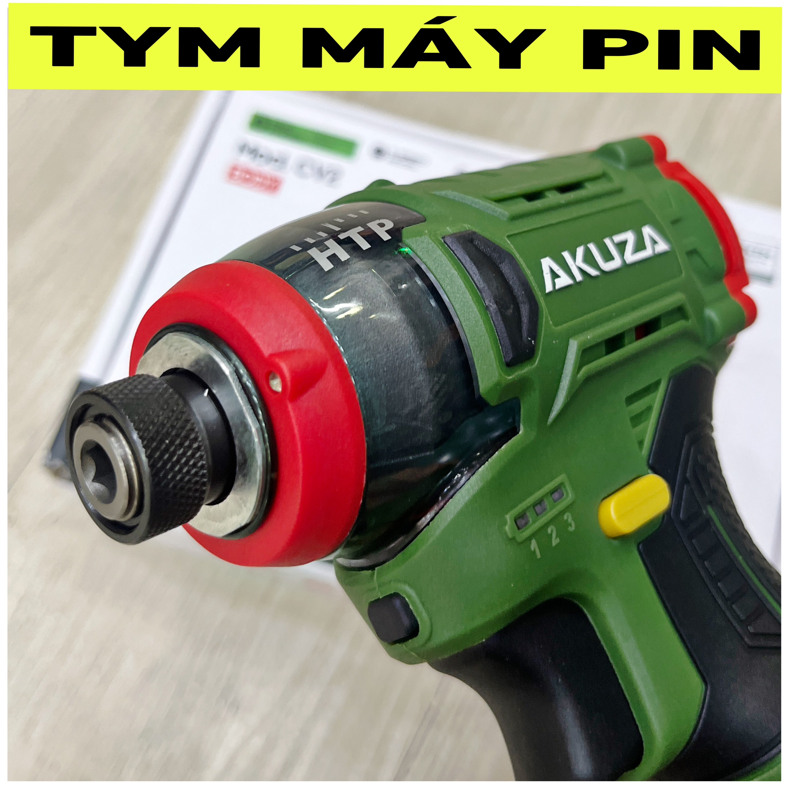 Thân máy bắn vít búa pin 16.8V Akuza CV2 ( CHƯA PIN SẠC ) - tym máy pin