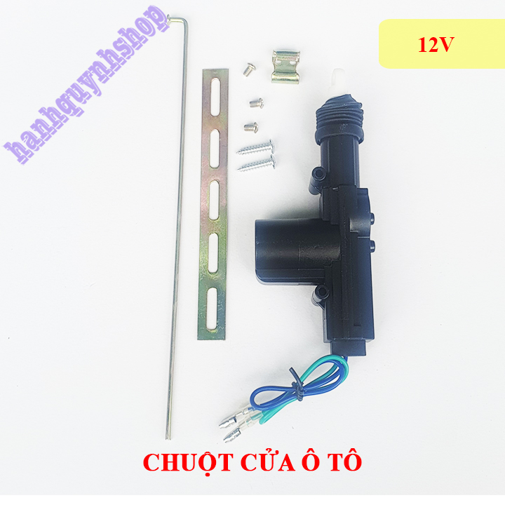 Chuột cửa ô tô 12V 24V 2 dây loại tốt màu đen