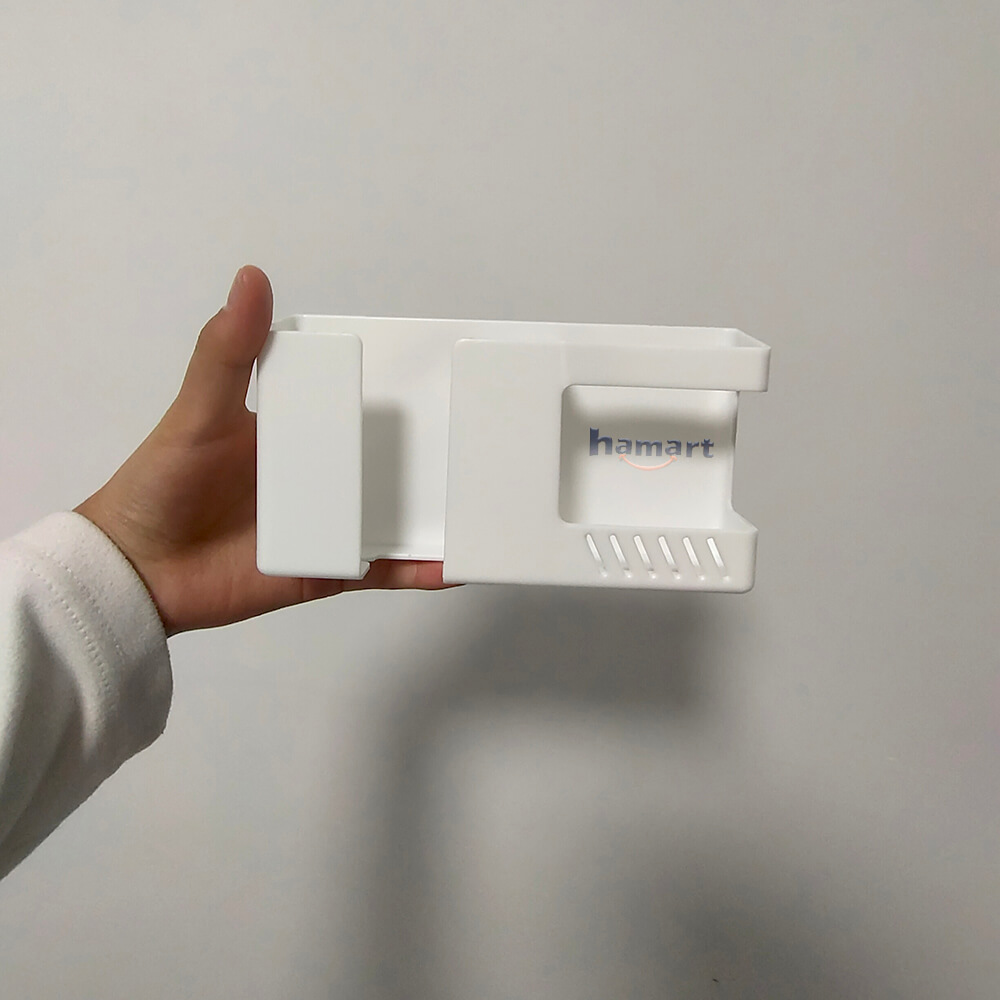 Kệ Để Điện Thoại Đỡ Remote Điều Khiển Dán Tường 2 Ngăn Đựng Bút Kính Đầu Giường Keo 3M Siêu Dính