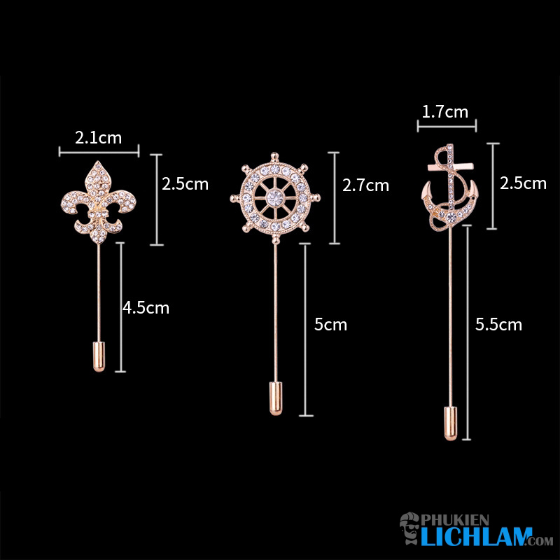 Ghim Cài Áo Nam Nữ - Trâm Cài Áo QT2051