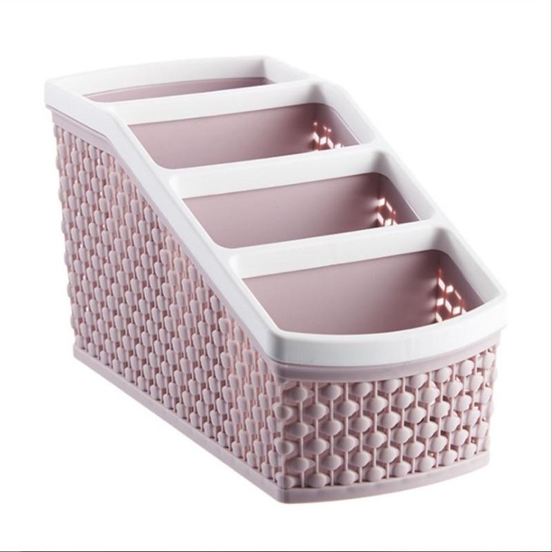 Khay kệ đựng bút , remot 4 ngăn tiện lợi