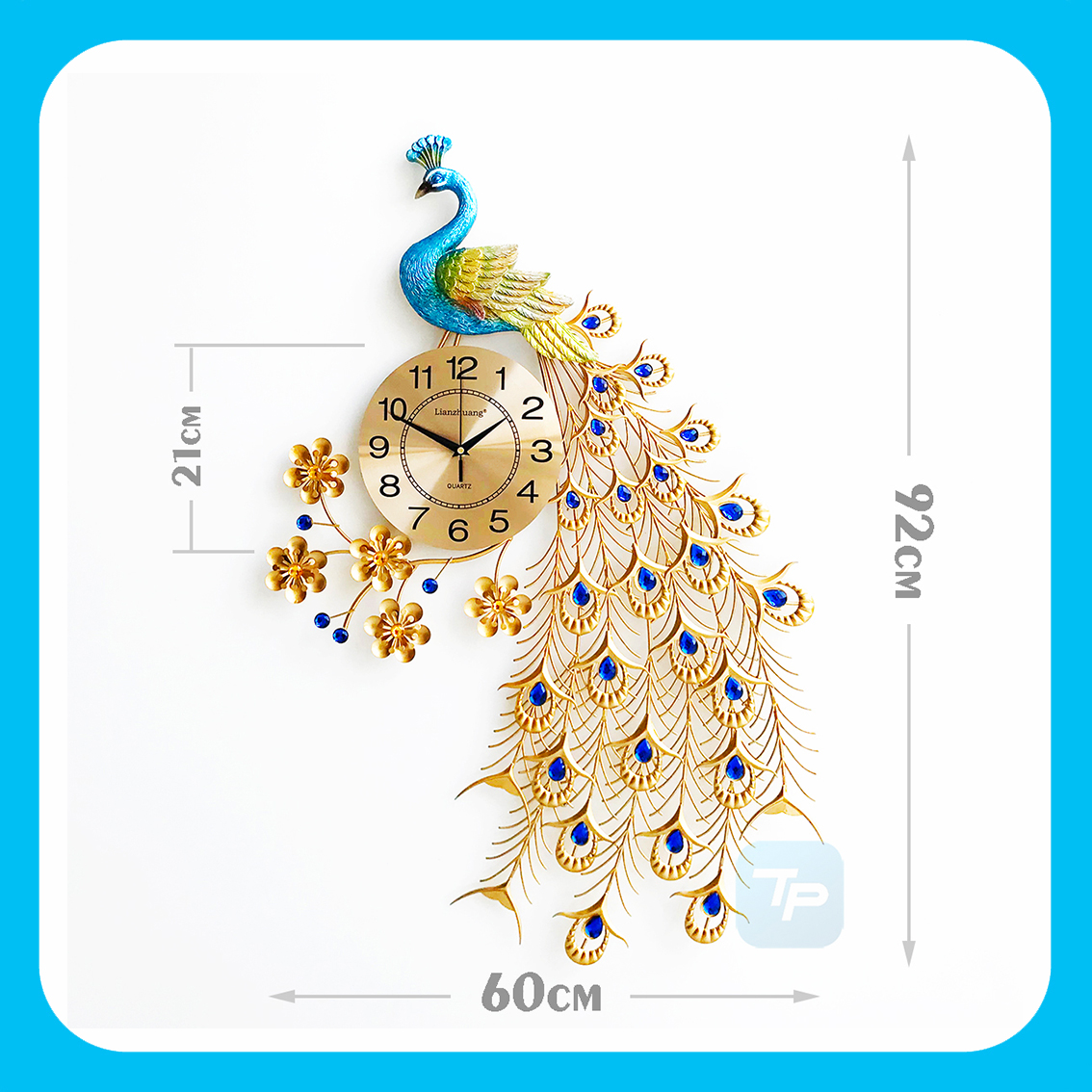 Đồng Hồ Treo Tường Chim Công 32