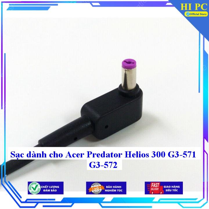 Sạc dành cho Acer Predator Helios 300 G3-571 G3-572 - Kèm Dây nguồn - Hàng Nhập Khẩu
