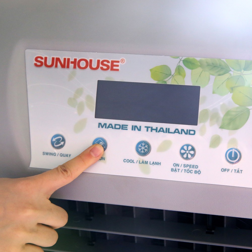 Máy làm mát không khí Sunhouse SHD7735, quạt điều hòa Sunhouse SHD7735 155W 45L - Hàng chính hãng