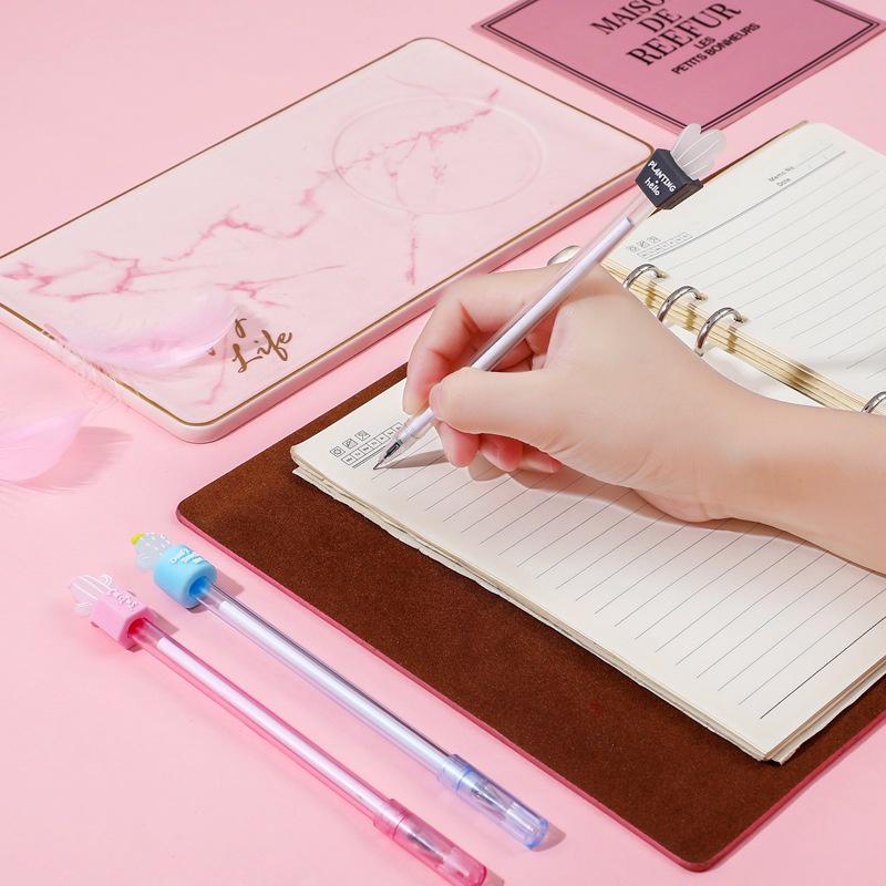 Bút Mực Gel Hoa Quả Trong Suốt - Bút Bi Nước Mực Đen Ngòi 0.5mm Siêu Dễ Thương DUASHOP