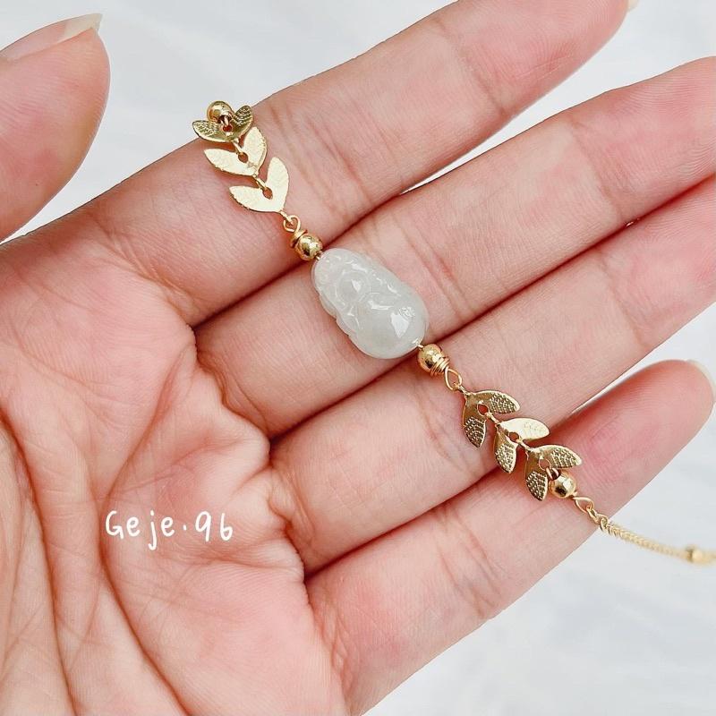 Lắc tay tỳ hưu ngọc Jadeite Jade loại A