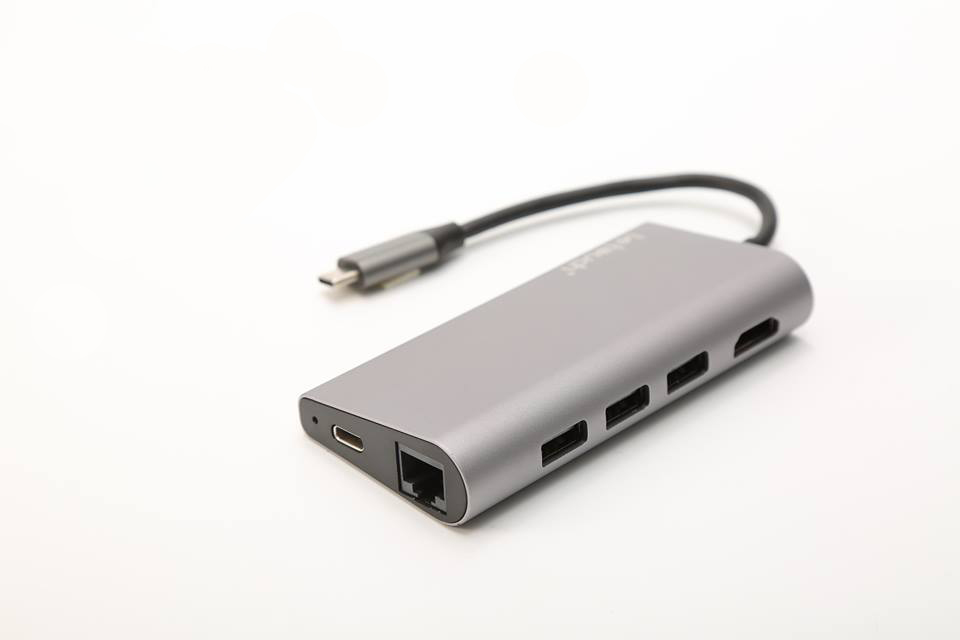 Adapter/ Hub chuyển đổi USB-C cho Macbook 8-in-1 LETOUCH - Hàng chính hãng