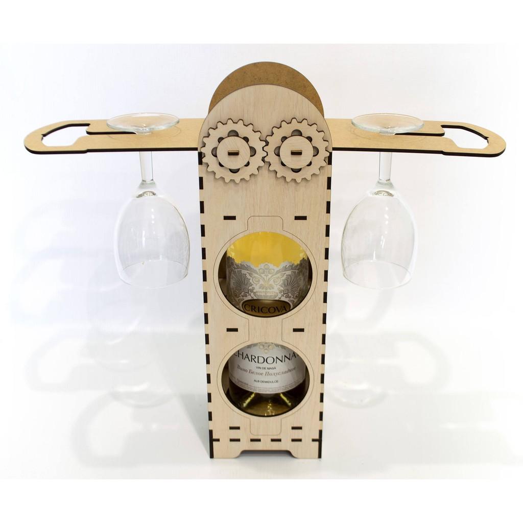 Hộp đựng chai trang trí J27