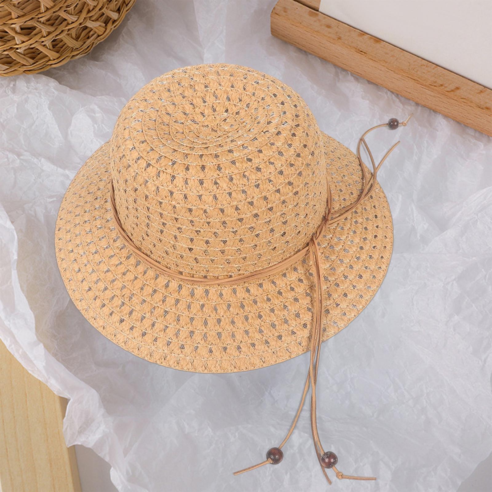 Unisex Straw Hats Panama  Fashionable Wide  Hat for Outdoor