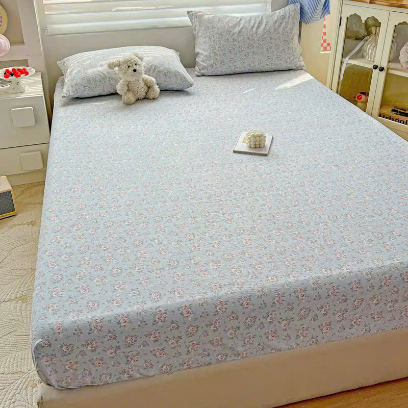 Bộ ga gối cotton Icy LIDACO họa tiết dễ thương chất liệu mềm mát nhiều mẫu lựa chọn
