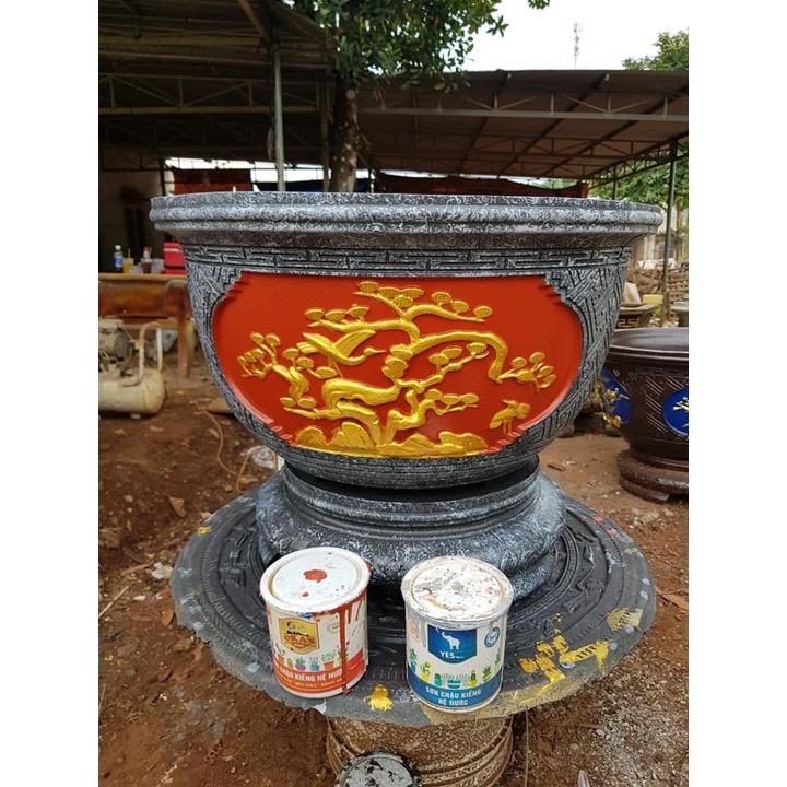 Khuôn đúc chậu tròn 70 nhựa ABS có lòng trong