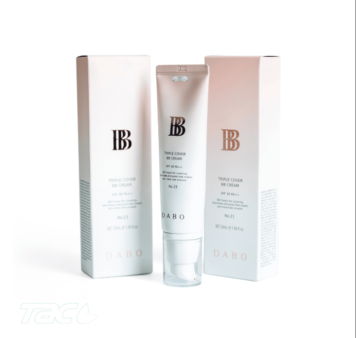 KEM NỀN BB TRANG ĐIỂM PHỦ MỊN SIÊU ĐẸP HÀN QUỐC – DABO TRIPLE COVER BB CREAM 50ml