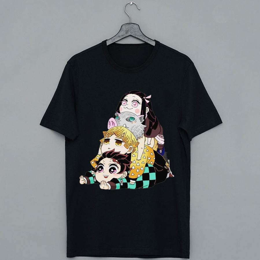 Áo thun Kimetsu no yaiba, áo phông anime Demon Slayer thun cotton mẫu mới cực chất giá rẻ | SANS STORE