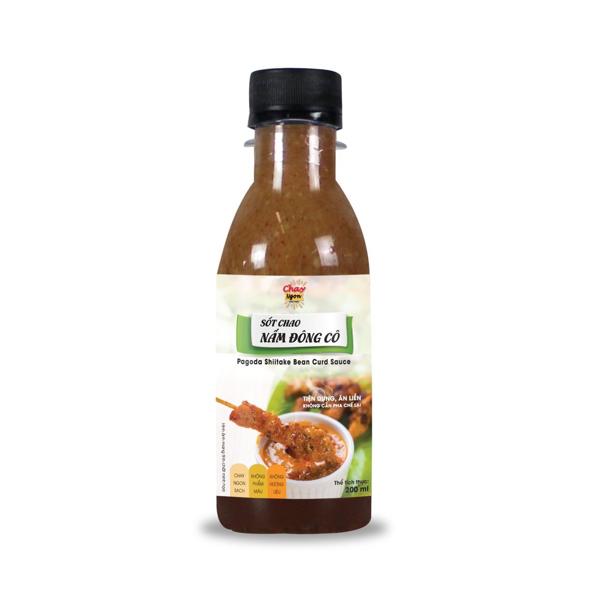 Mini Sốt Chao Nấm Đông Cô chuẩn ngon 200ml - Mini Pagoda Shiitake Bean Curd Sauce