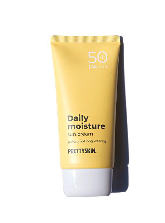 Kem chống nắng Daily Moisture Sun Cream Prettyskin 70ml (vàng)