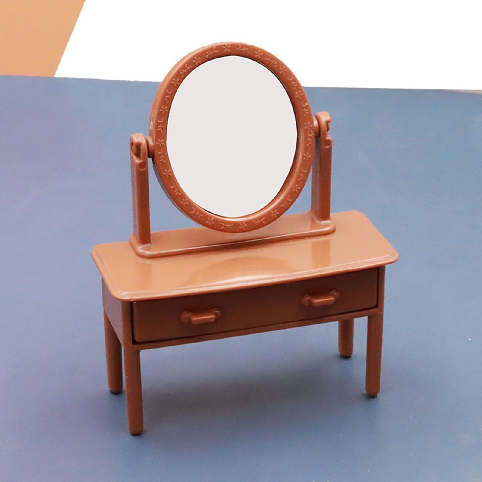 1/12 Dollhouse Miniature Wooden Bedroom Furniture Kit Chair Decor
