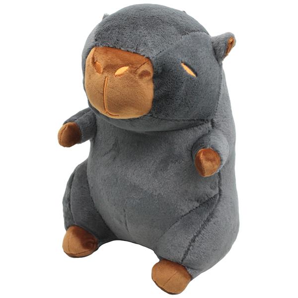 Thú Bông Capybara 35 cm - Quốc Định - Màu Xám Đậm